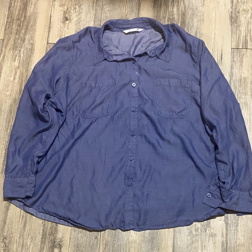 Riders by Lee Indigo Button-Up Shirt